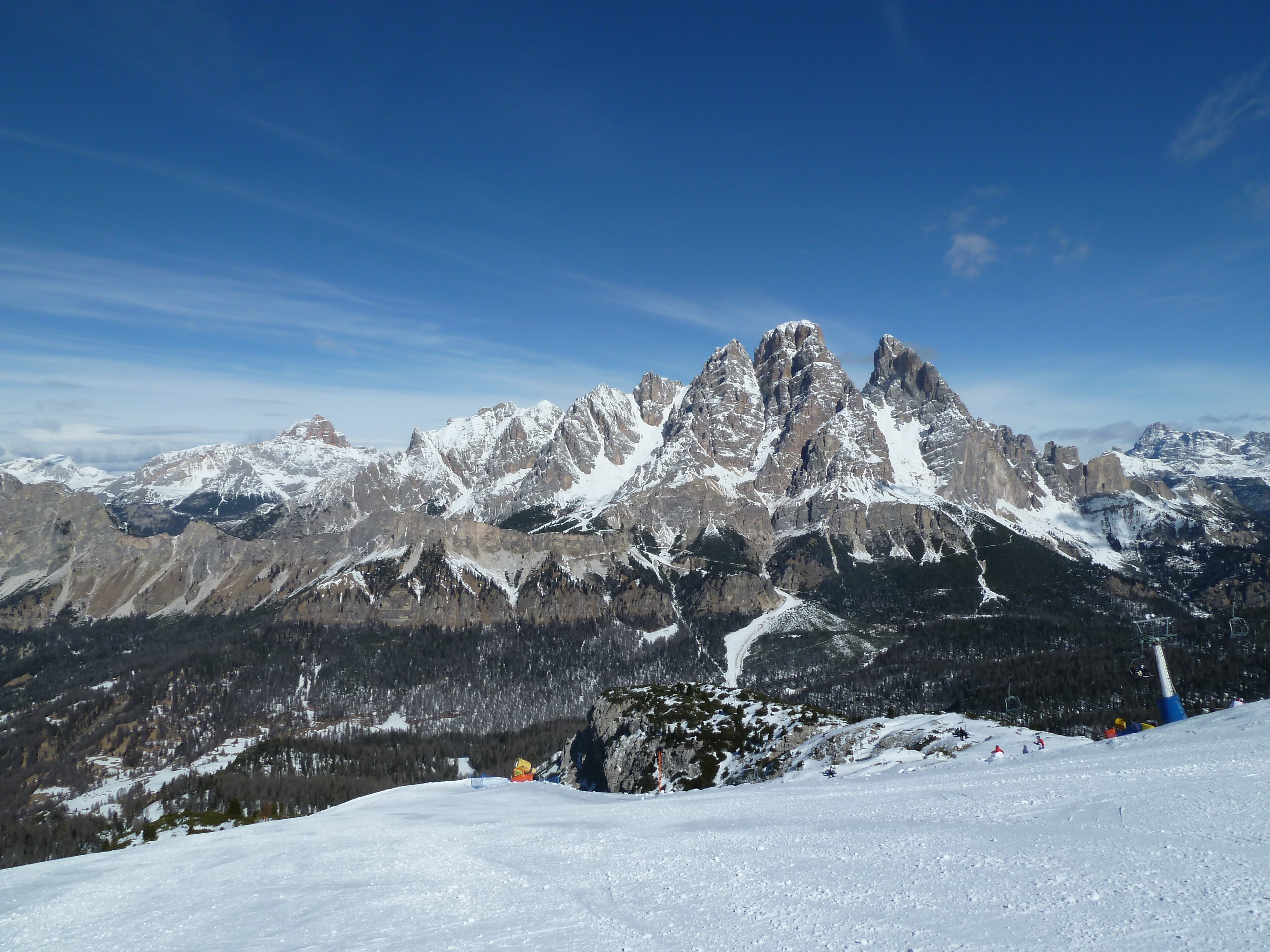 Civetta Dolomity lyžování 2015 - ilustrace
